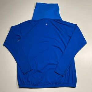 Lululemon Blue Healthy Heart Pullover Rulu Cowl Neck Women’s Size Large